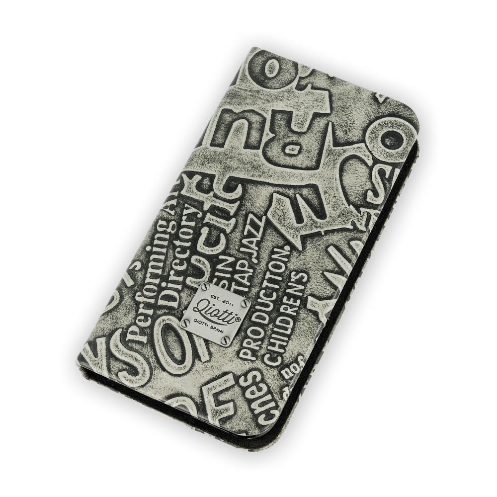 QIOTTI Custodia cover a libro per Samsung Galaxy S5 Qiotti Mini QBook Look slim grey